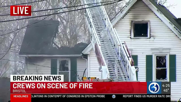 Bristol house fire sends 61-year-old man to hospital