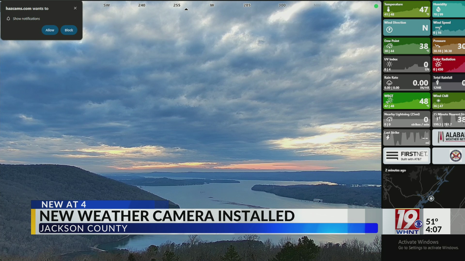 Jackson County new weather camera installed | January 22, 2026 | News ...