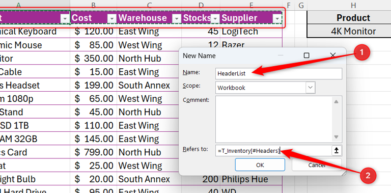 Creating drop-downs from table headers in Excel seems impossible—but ...