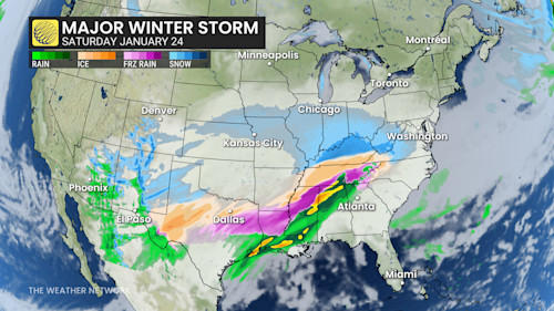 ‘Destructive’ ice storm, snowfall threatens millions across US