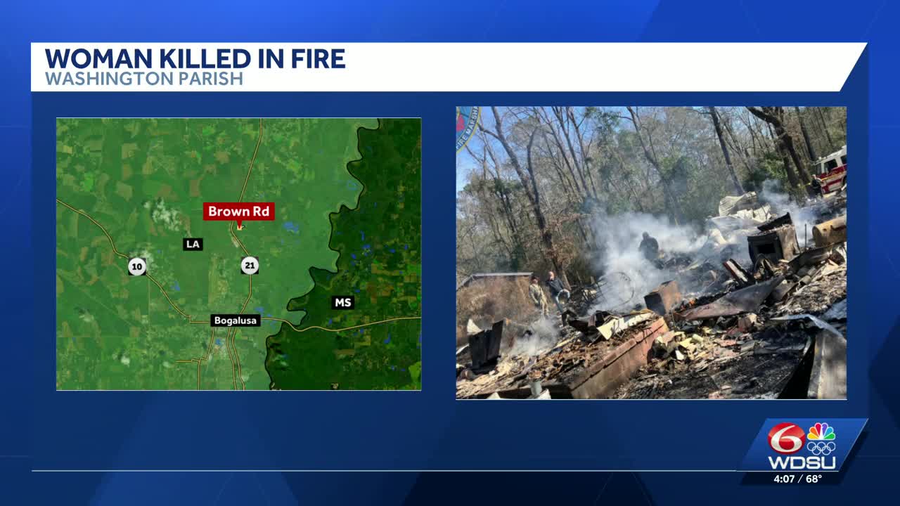 Bogalusa woman killed in house fire