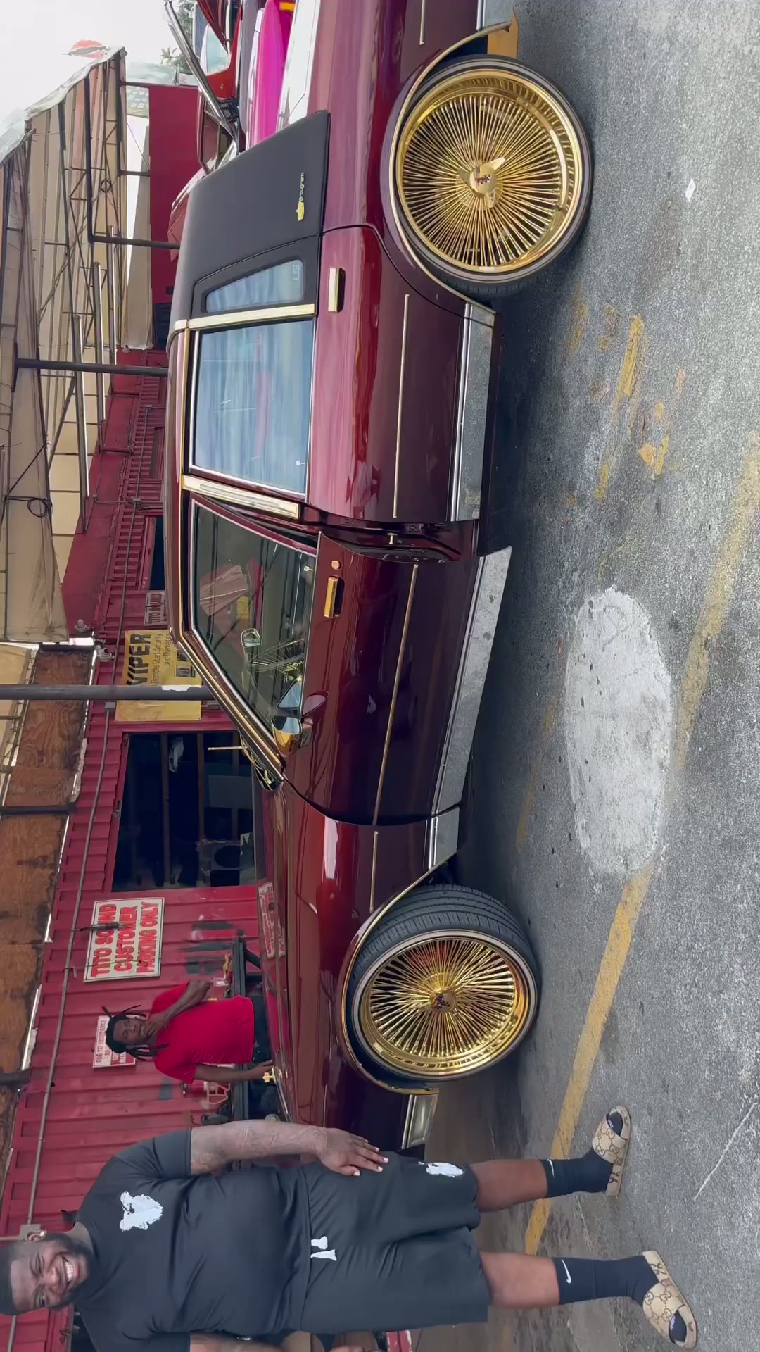 Candy rootbeer box Chevy on gold 24’s Daytons