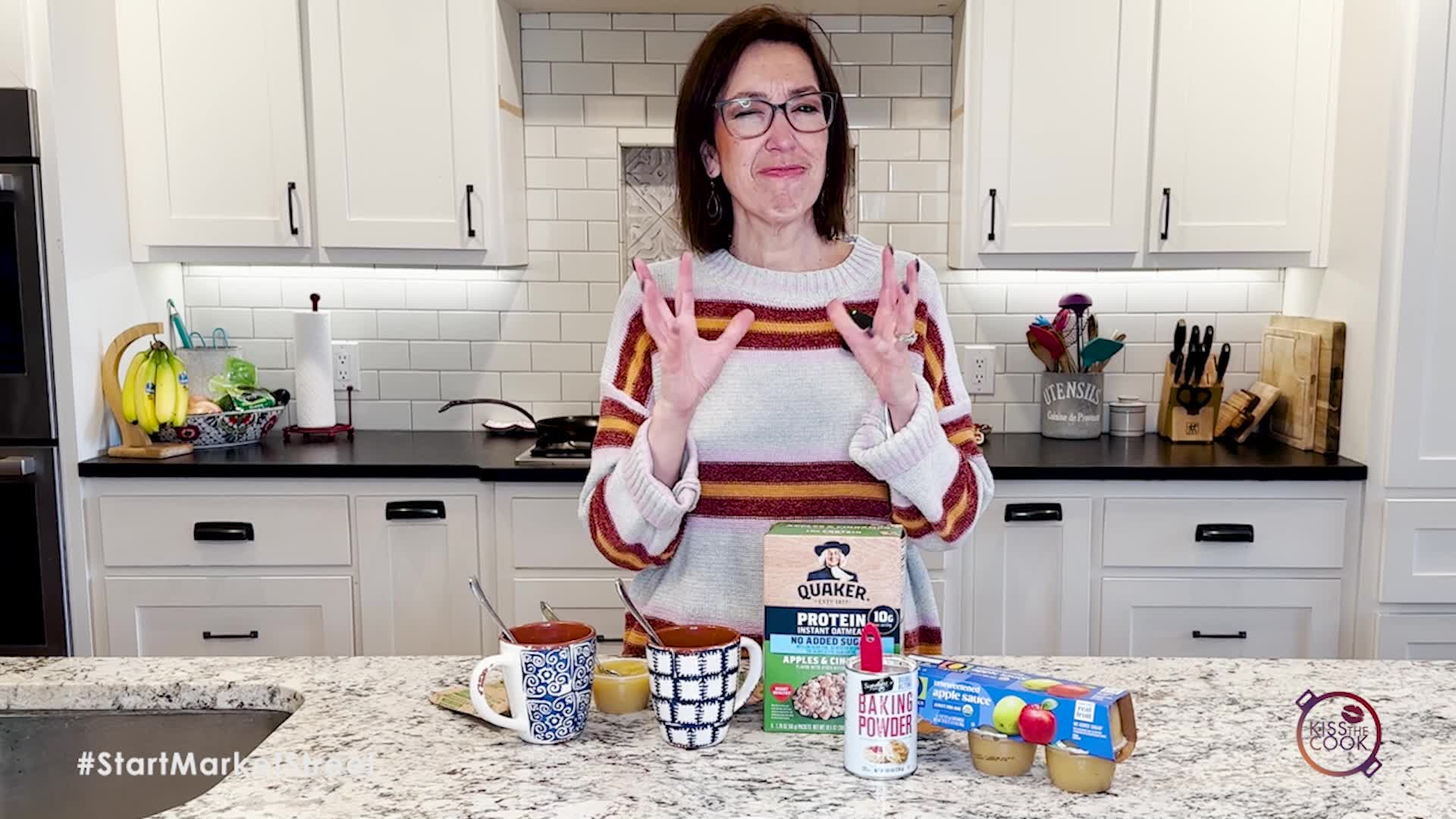 Kiss the cook: Oatmeal packet muffin in a mug