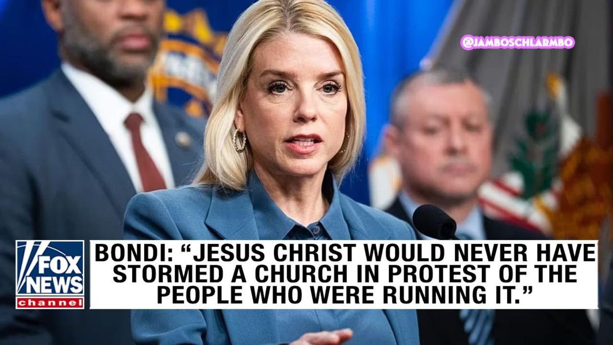 Did Bondi say, 'Jesus Christ would never have stormed a church' in ...