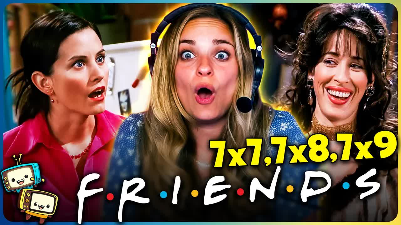 Friends (2000) season 7 episodes 7x7, 7x8 & 7x9 reaction | First time watch