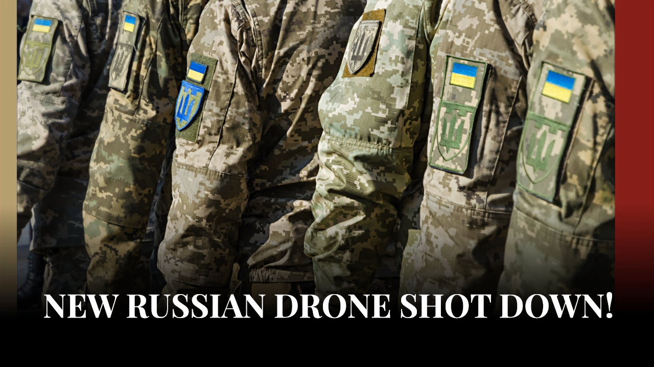 Ukrainian forces shoot down new Russian drone