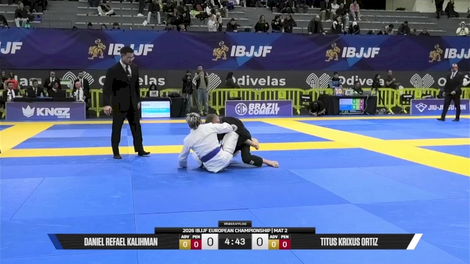 Titus Krixus Ortiz vs Daniel Refael Kalihman 2026 European Jiu-Jitsu ...