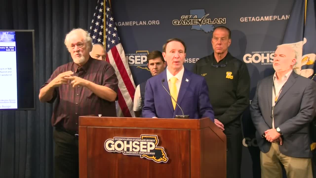 Gov. Jeff Landry issues state of emergency for ice storm in Louisiana