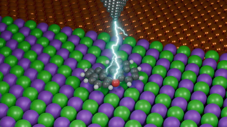 Molecular surgery: 'Deleting' a single atom from a molecule