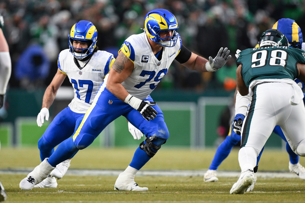 Rams RT Rob Havenstein practicing again after a 2-month injury absence ...