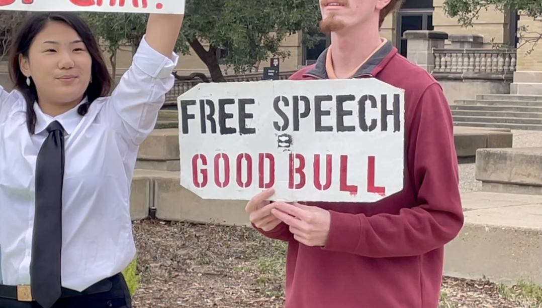 Texas A&M faculty and students rally against academic policy they say ...