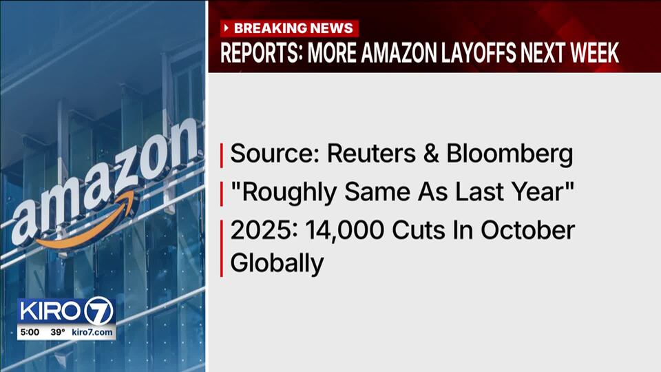 Video: Amazon to cut thousands of jobs, Reuters reports<br>