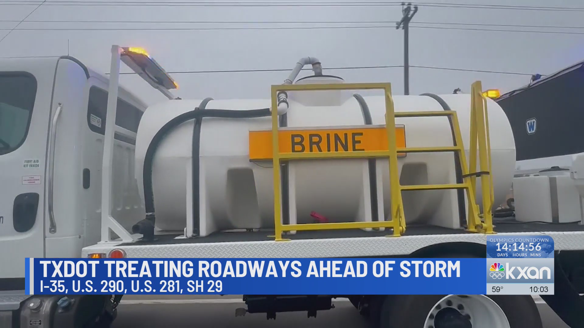 TXDOT, Williamson County preparing for winter storm