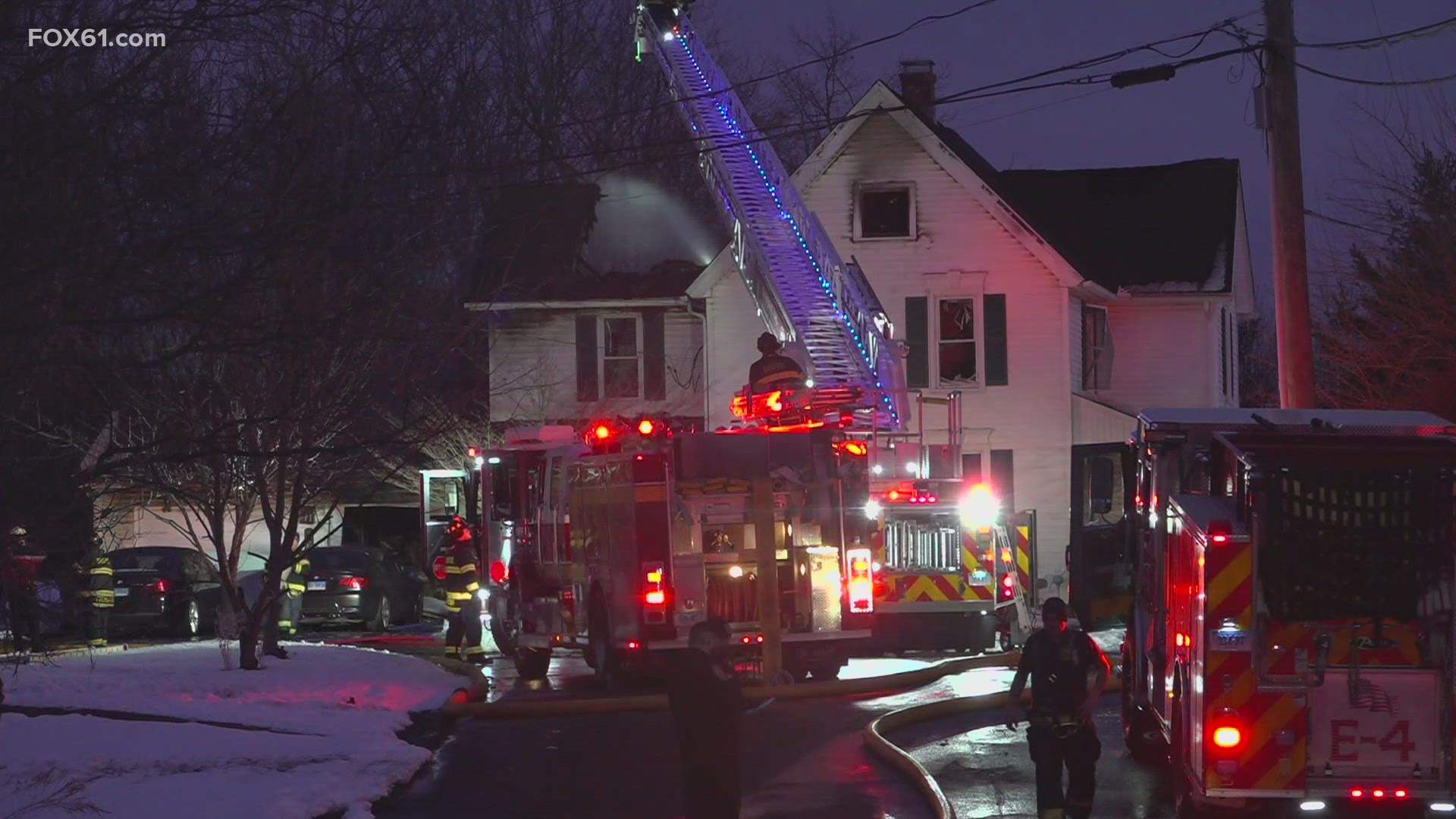 Man hospitalized after Bristol house fire on Mitchell Street ...