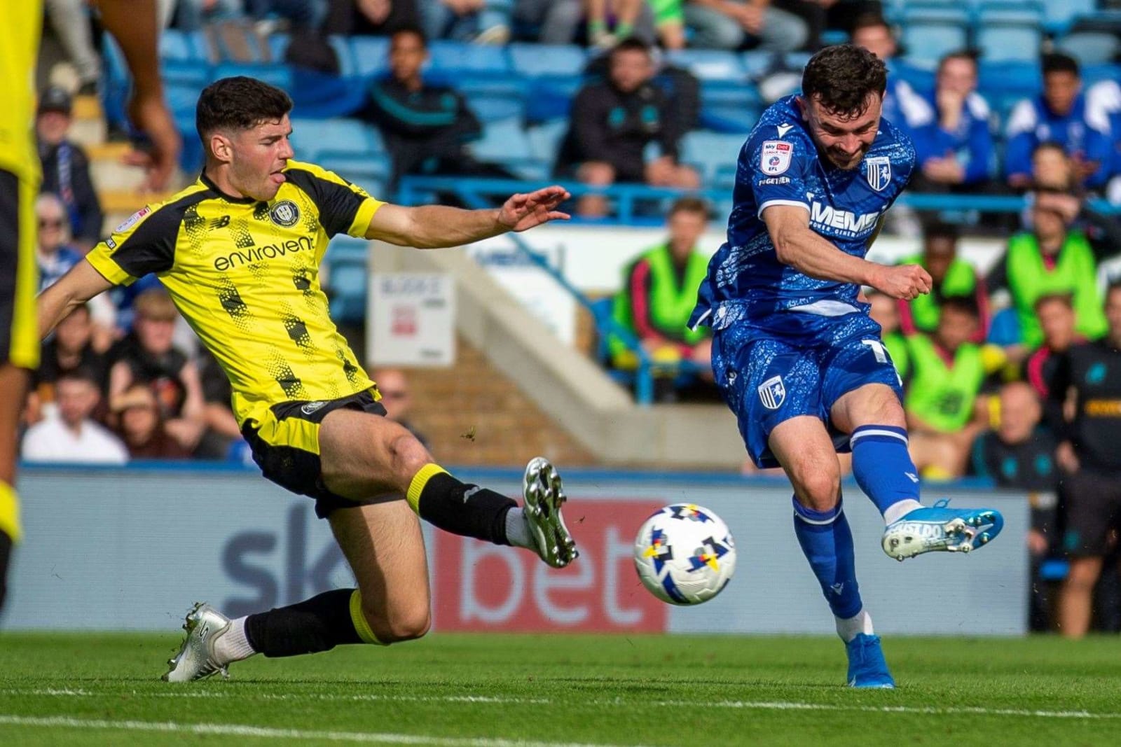 Gillingham winger Jonny Smith looks ahead to taking on a Harrogate Town ...