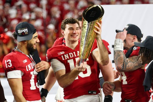 Indiana's title win over Miami 2nd-most watched CFP final
