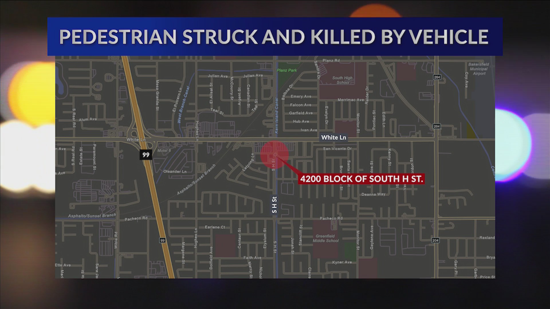 Pedestrian killed after being struck by car near White Lane: police