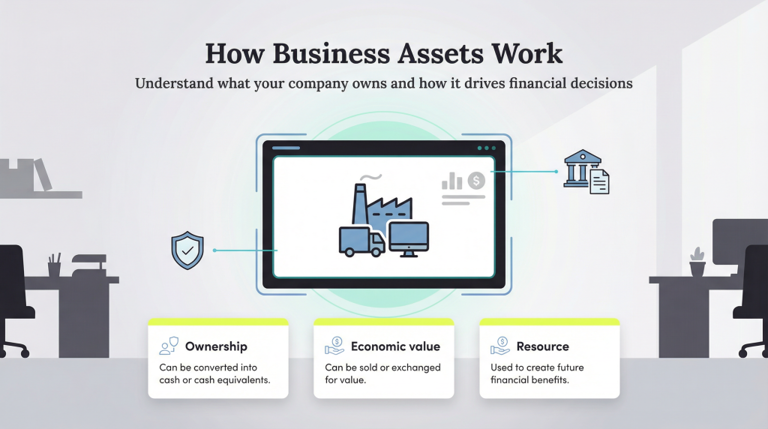 Assets in business accounting: types & determining value