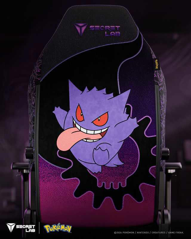 Secretlab Pokémon collection includes this must-have Gengar edition ...