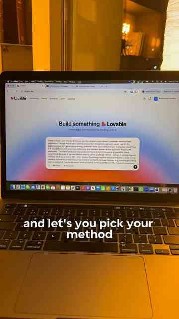 How To Build An App From Scratch Using Lovable