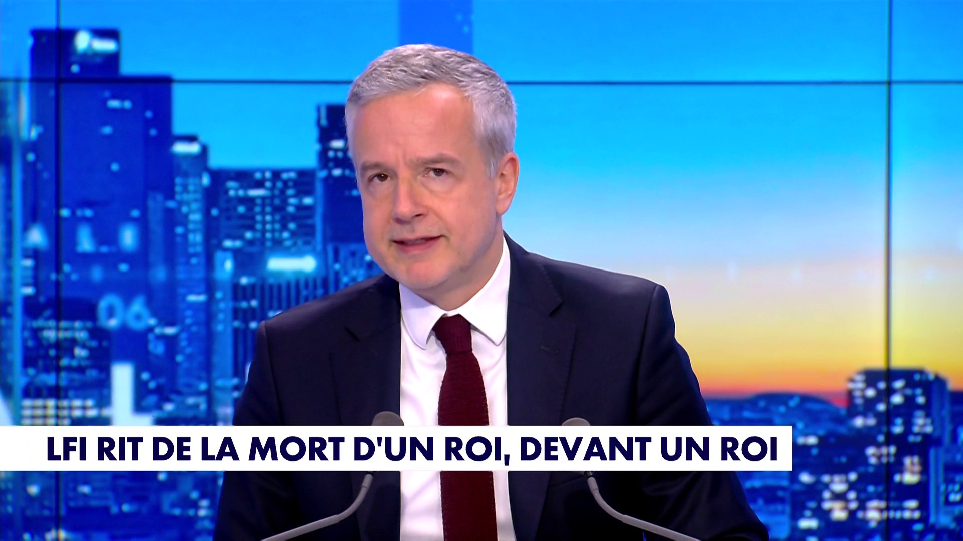 Le billet d'humeur de Romain Desarbres : « LFI rit de la mort d'un roi ...