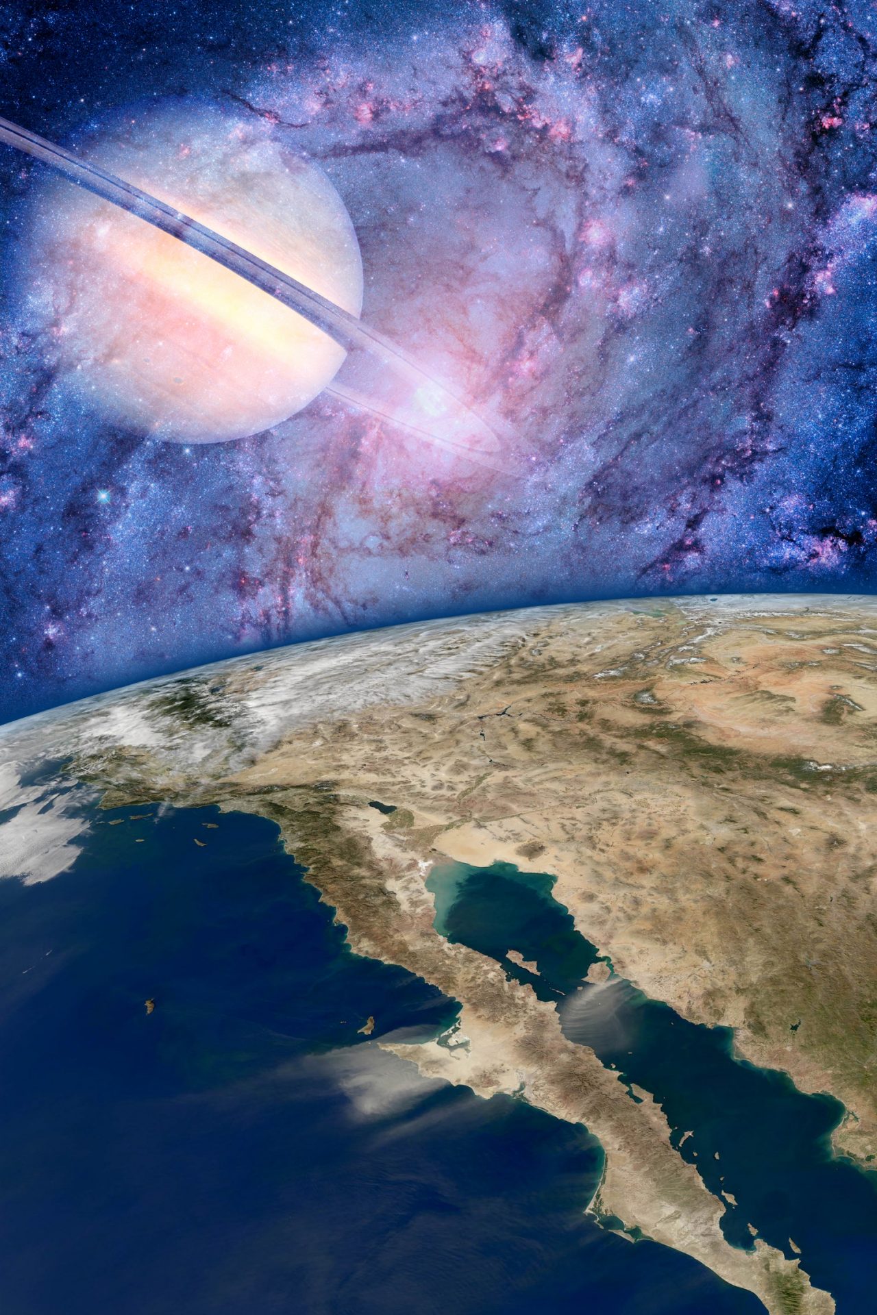 Een planeet zichtbaar vanaf aarde