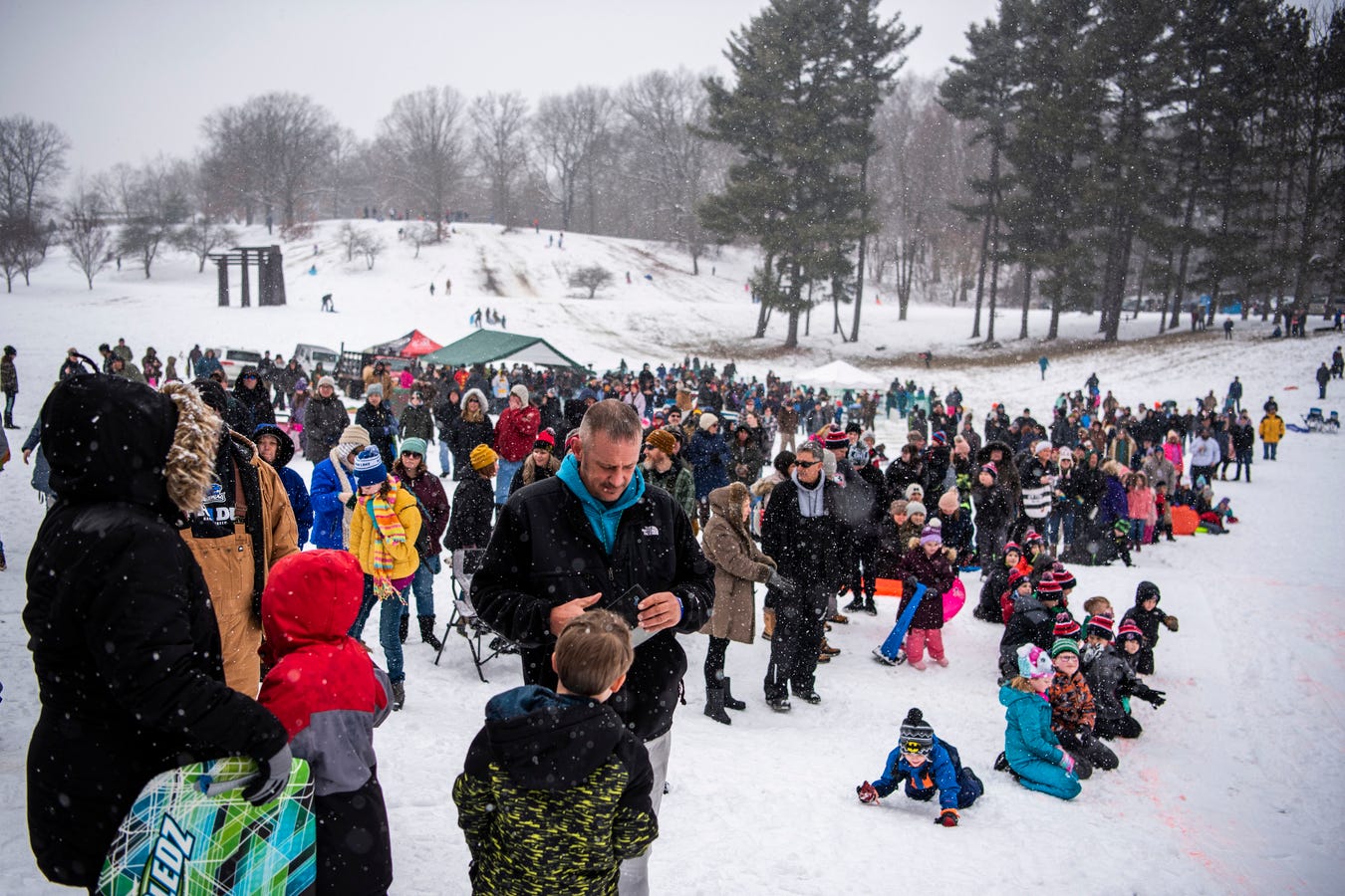 Cardboard sled race returns to Leila Arboretum on Feb. 14