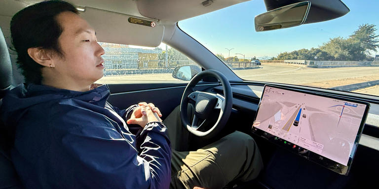 I trust Tesla FSD enough for me to close my eyes. I'm now spoiled and ...