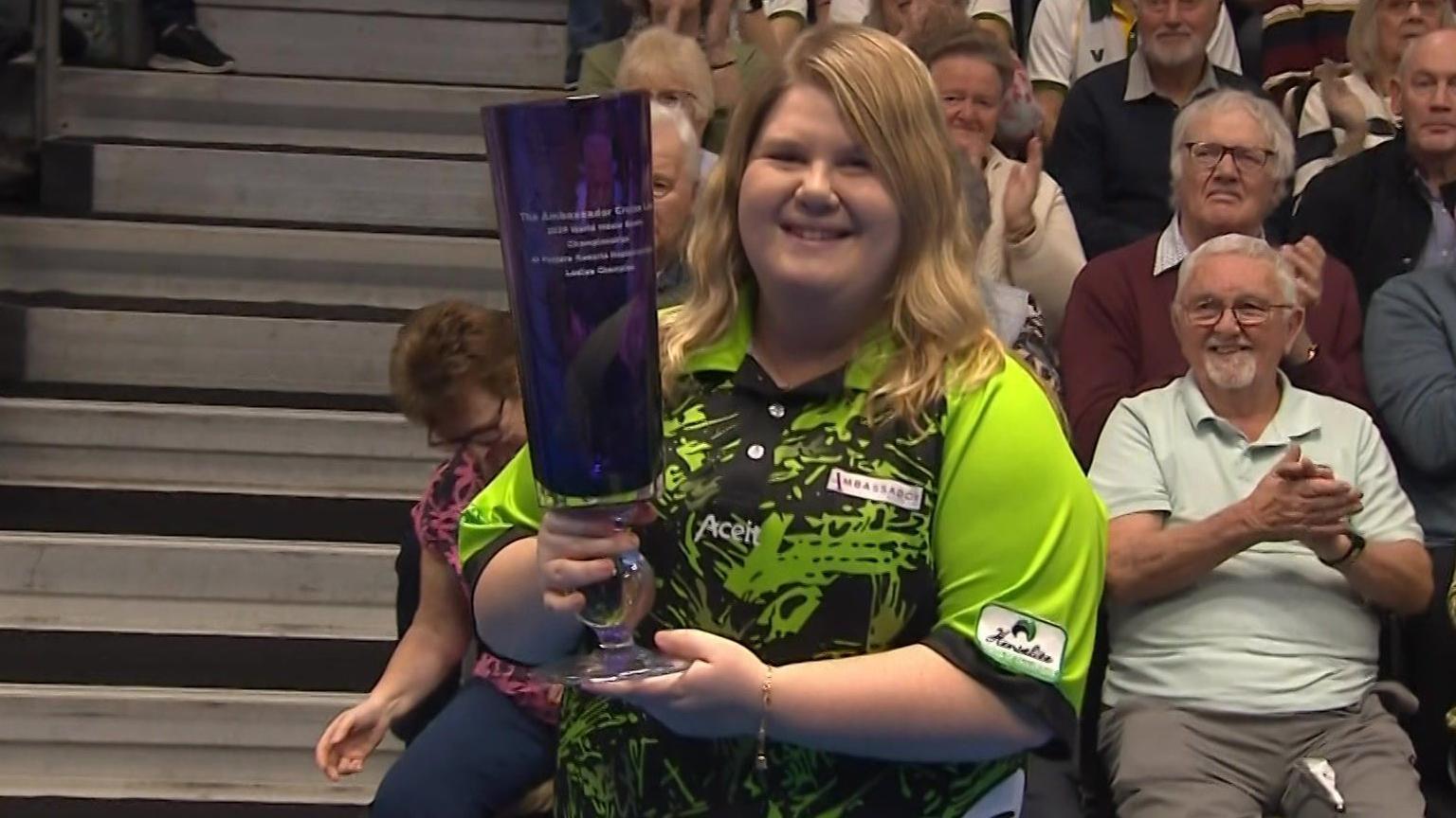 Rednall in seventh heaven after World Bowls triumph