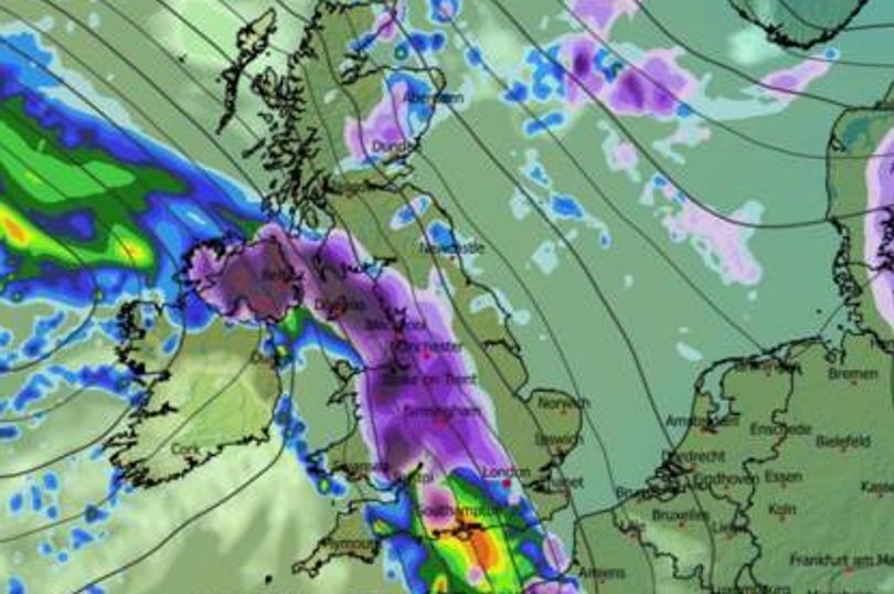 UK snow maps show when 24-hour blizzard is expected to hit almost ...