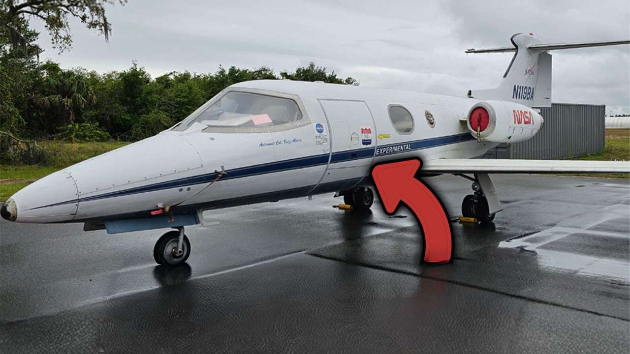 Inside a budget-friendly former NASA jet