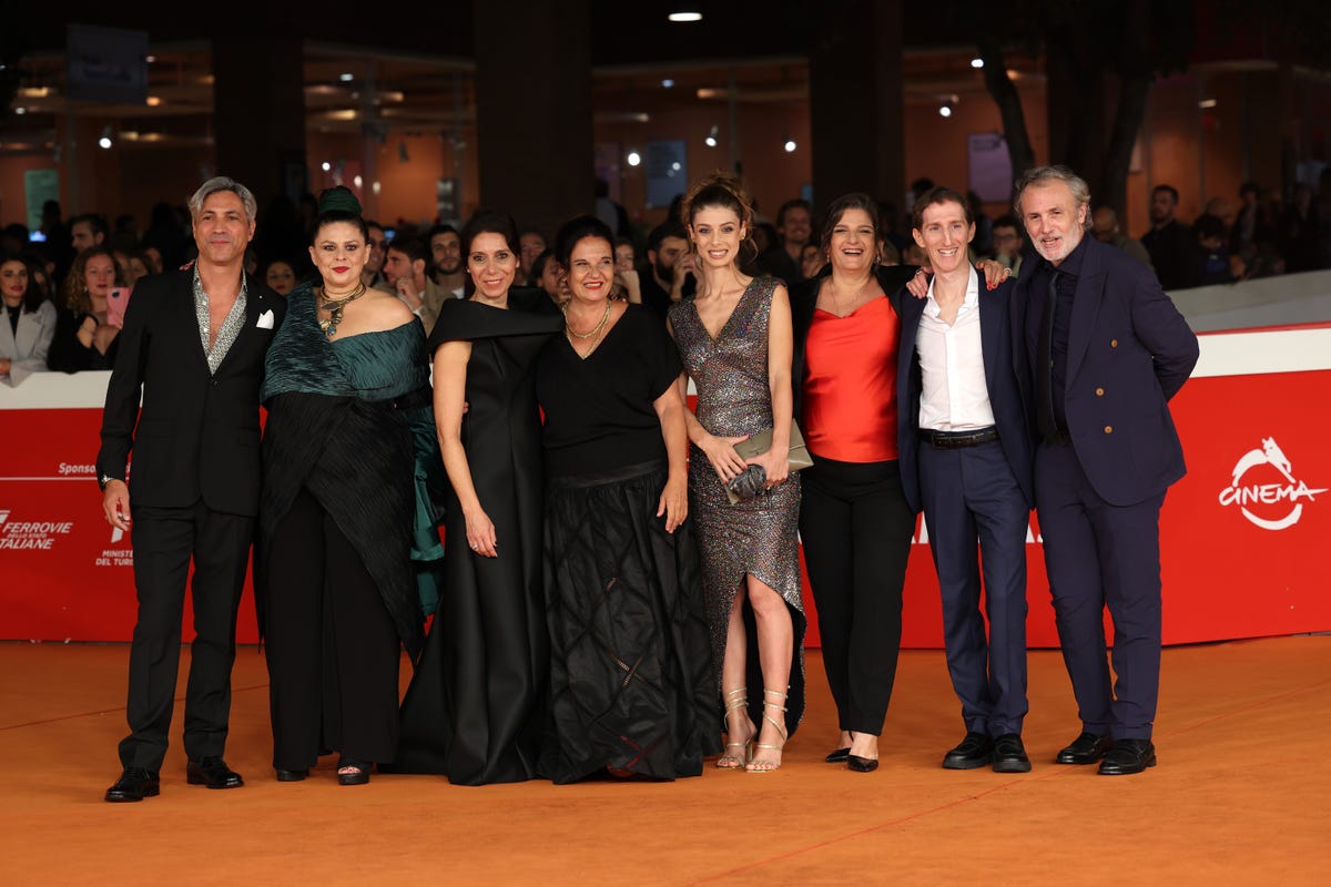 Il cast del film Misericordia diretto da Emma Dante alla Festa del Cinema di Roma 2023