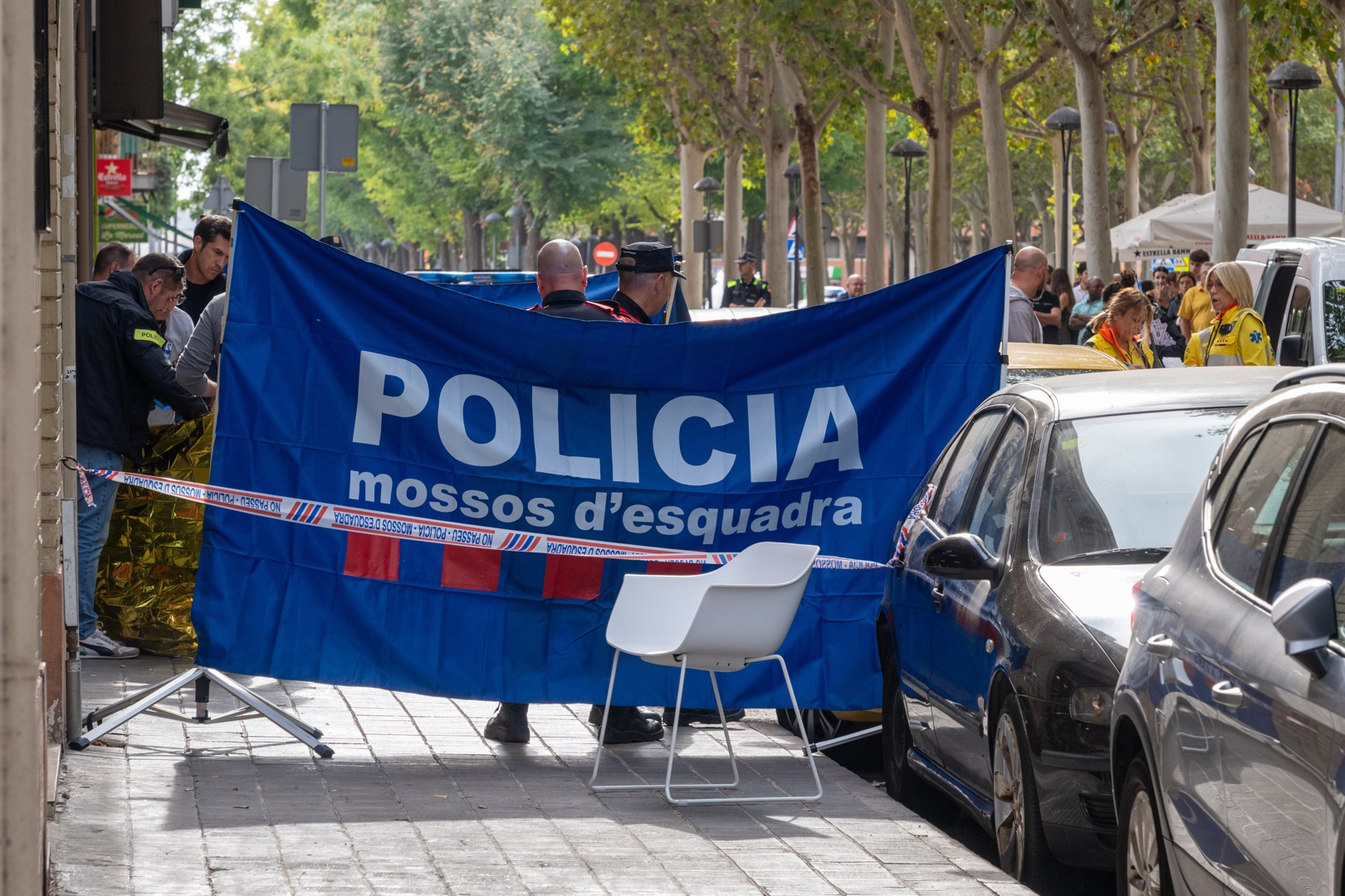 Los Mossos investigan la muerte violenta de una mujer en un local de L ...