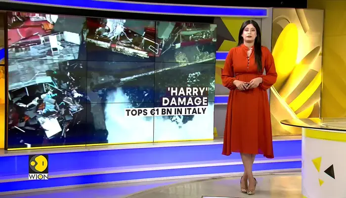 Cyclone Harry: Southern Italy battered by powerful cyclone