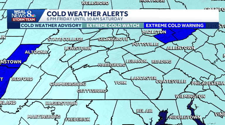 Cold weather advisory | Bitter wind chills to drop 10 below zero