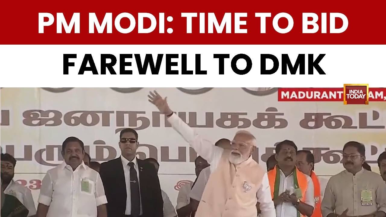 PM Narendra Modi kicks off NDA campaign in Tamil Nadu; hits out at 