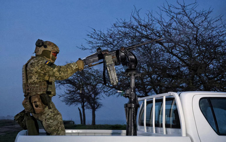 Russia launches over 100 drones at Ukraine overnight, air defenses down ...