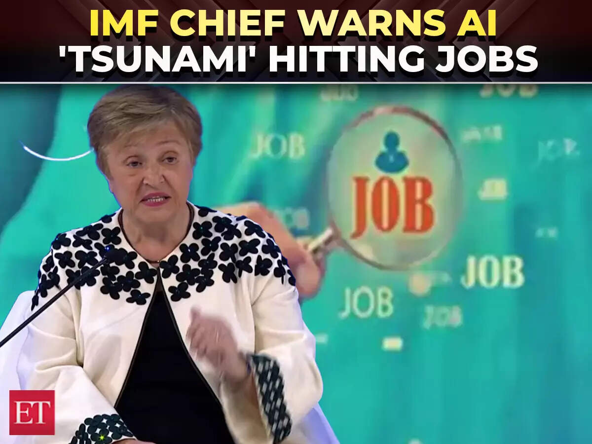 AI tsunami could disrupt 40% of jobs worldwide, IMF chief warns | WEF 2026
