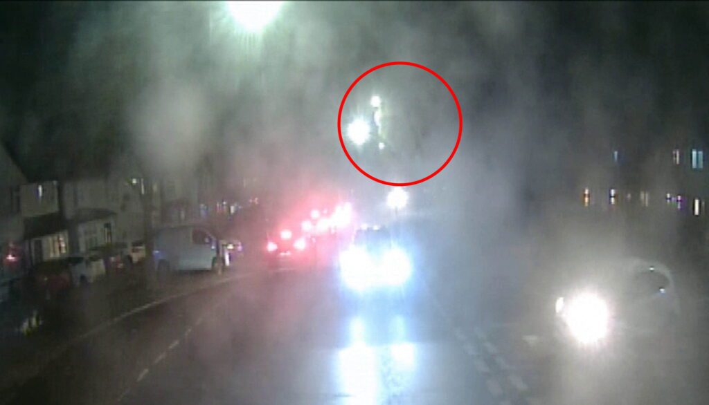 CCTV shows moment Ulez camera on residential road 'exploded'