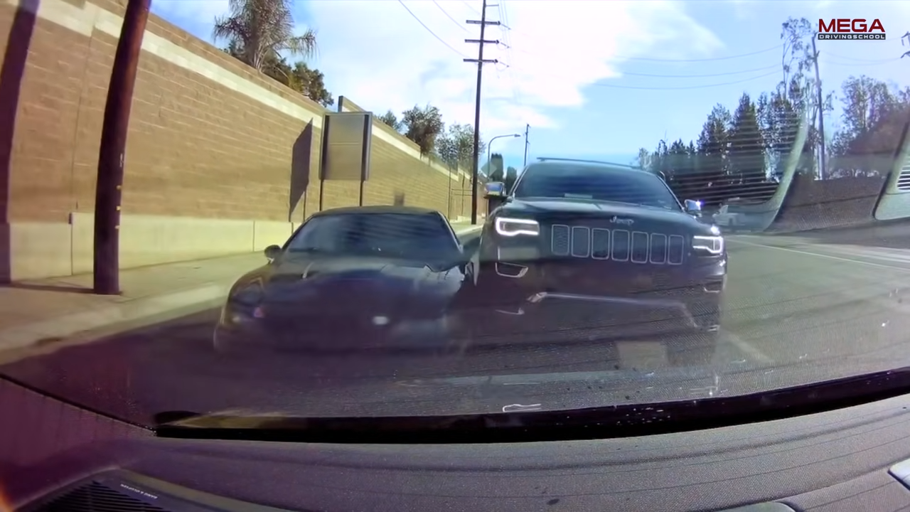 This is what road rage looks like at 80+ mph