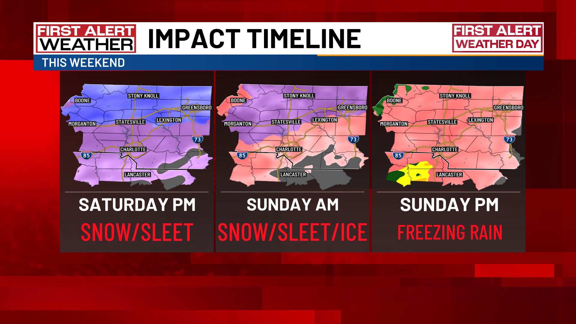 Timeline: Saturday AM update hour-by-hour look at the ice storm in the ...