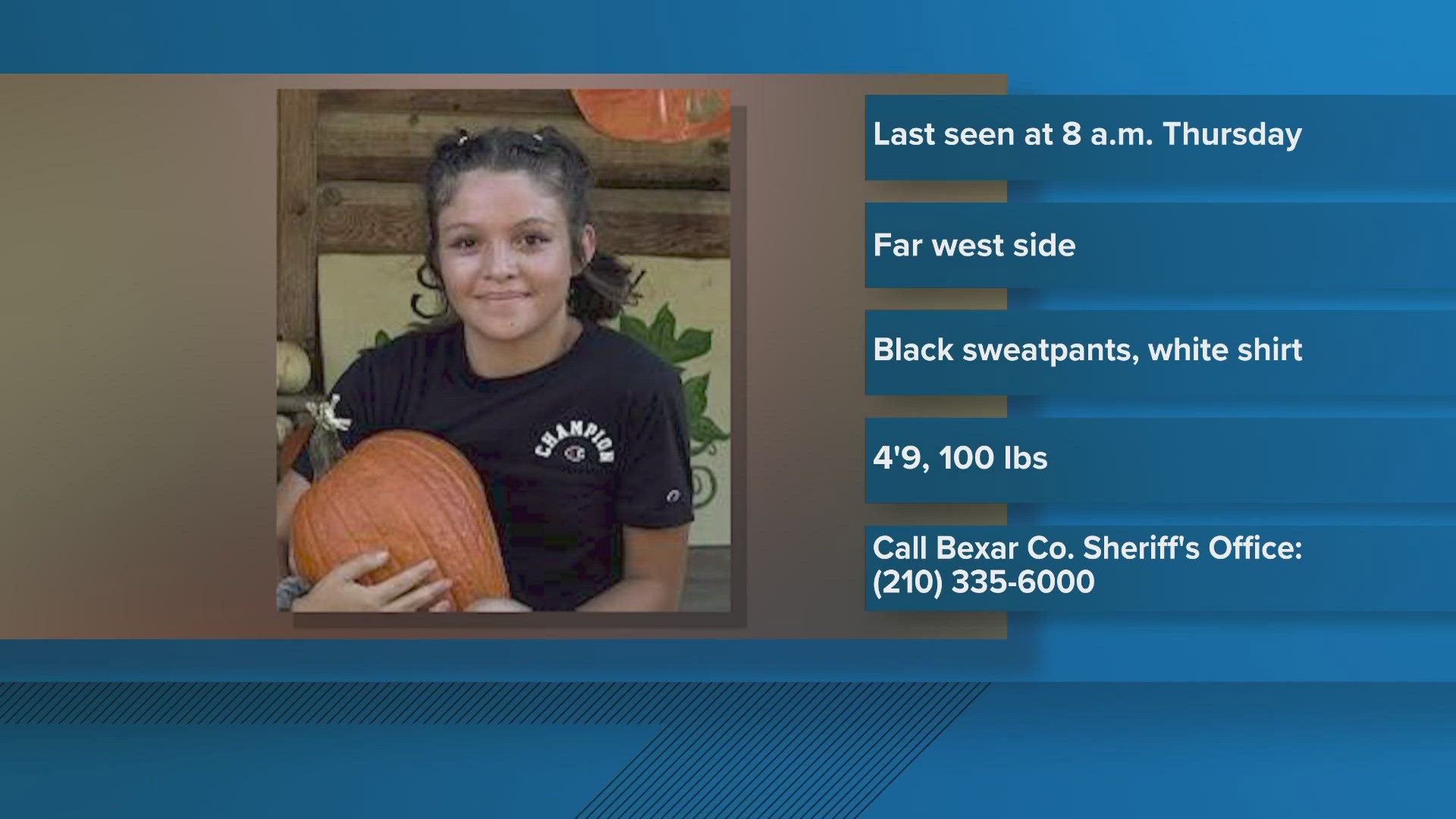 Bexar County Sheriff's Office searching for missing 16-year-old last ...
