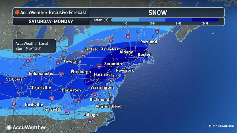 Monster storm 'will shut it all down': Here's brand-new projected ...