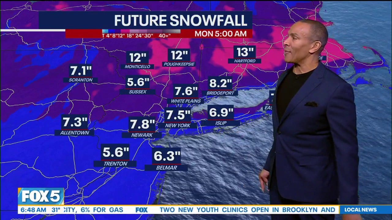 Winter storm watch for NYC and NJ: See latest snow timeline ...
