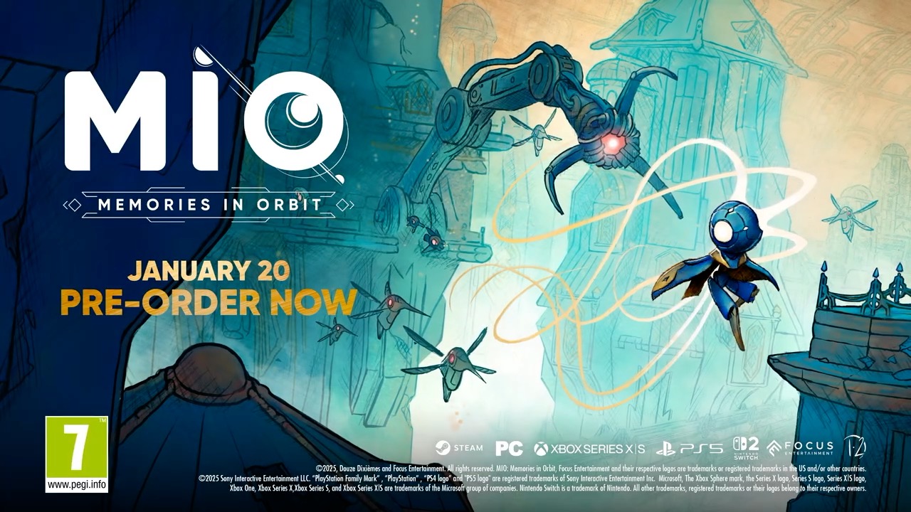 MIO Memories in Orbit official characters in motion trailer
