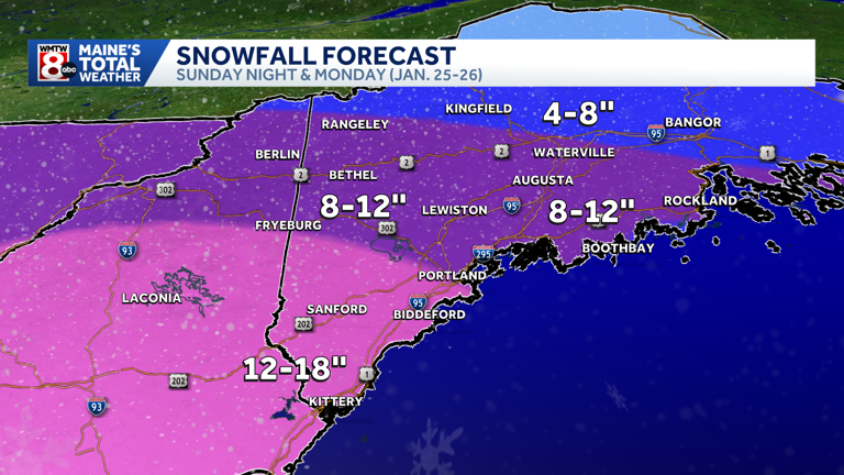 Dangerous cold ahead of a high-impact snowstorm in Maine