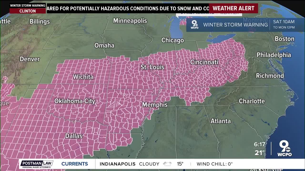 Tracking timing and snowfall totals of the weekend winter storm