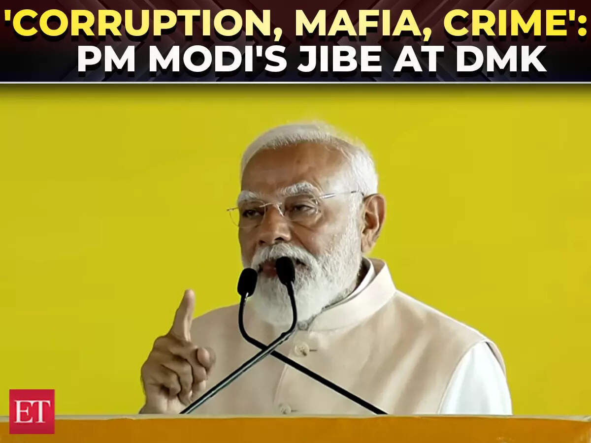 'Corruption, mafia, crime': PM Modi's 'CMC' jibe at DMK govt in Tamil Nadu