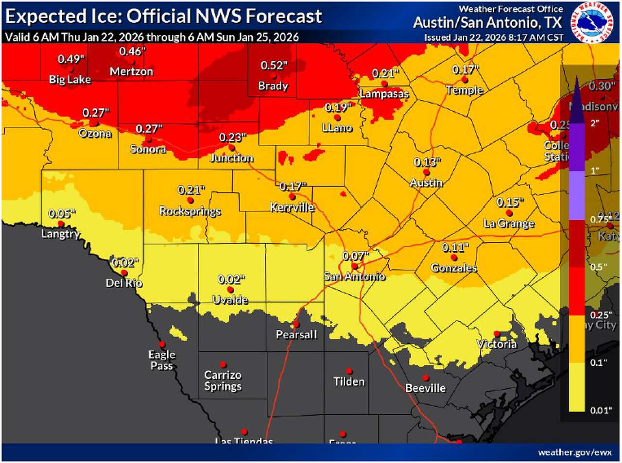 Winter storm kicks off with cold front Friday. How long will Austin ...