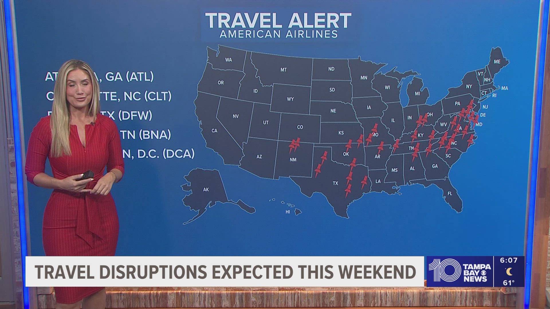 Travel disruptions are expected this weekend due to a winter storm